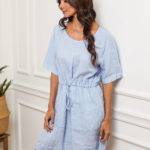 Robe courte en lin