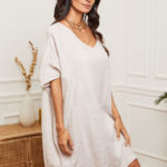 Robe chasuble en lin