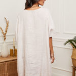 Robe chasuble en lin